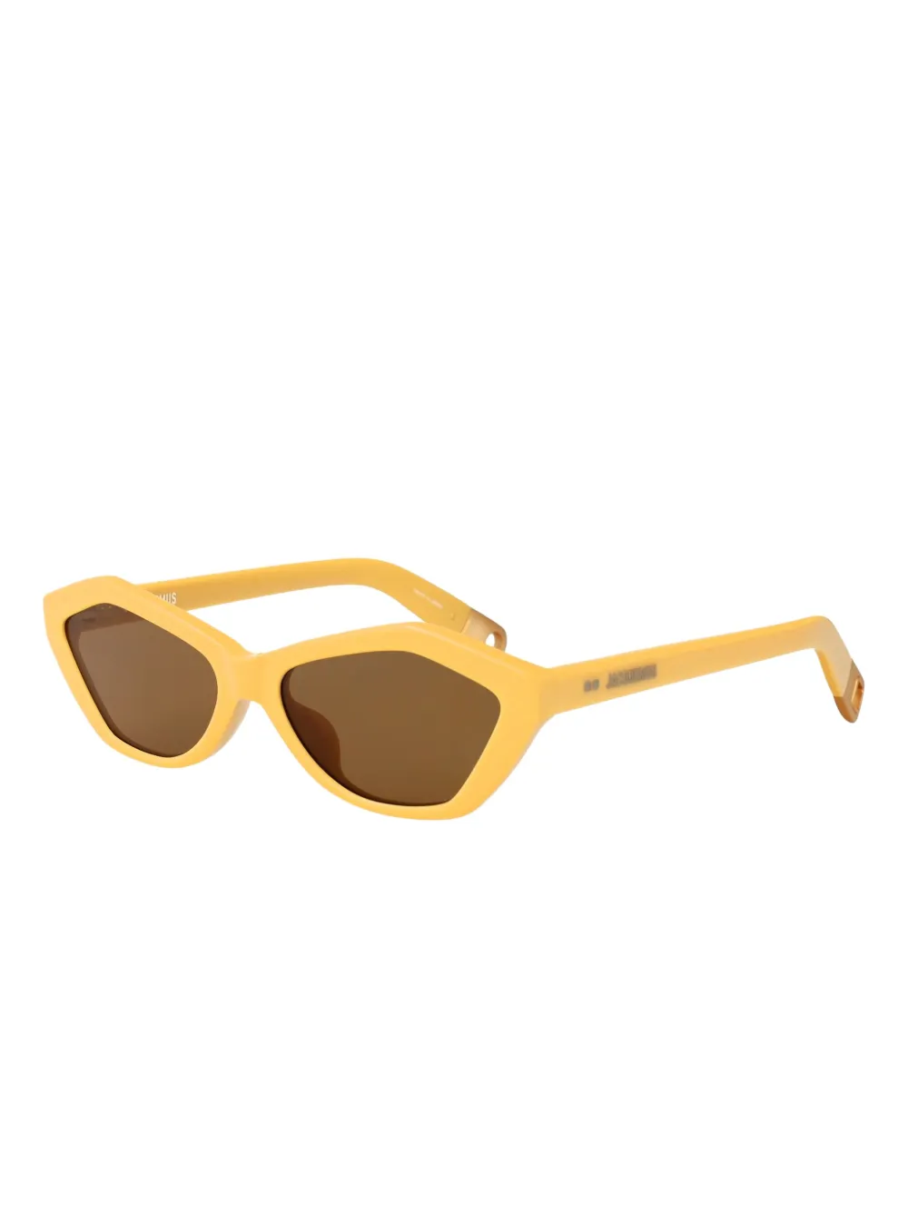Jacquemus Le Bambino zonnebril - Geel