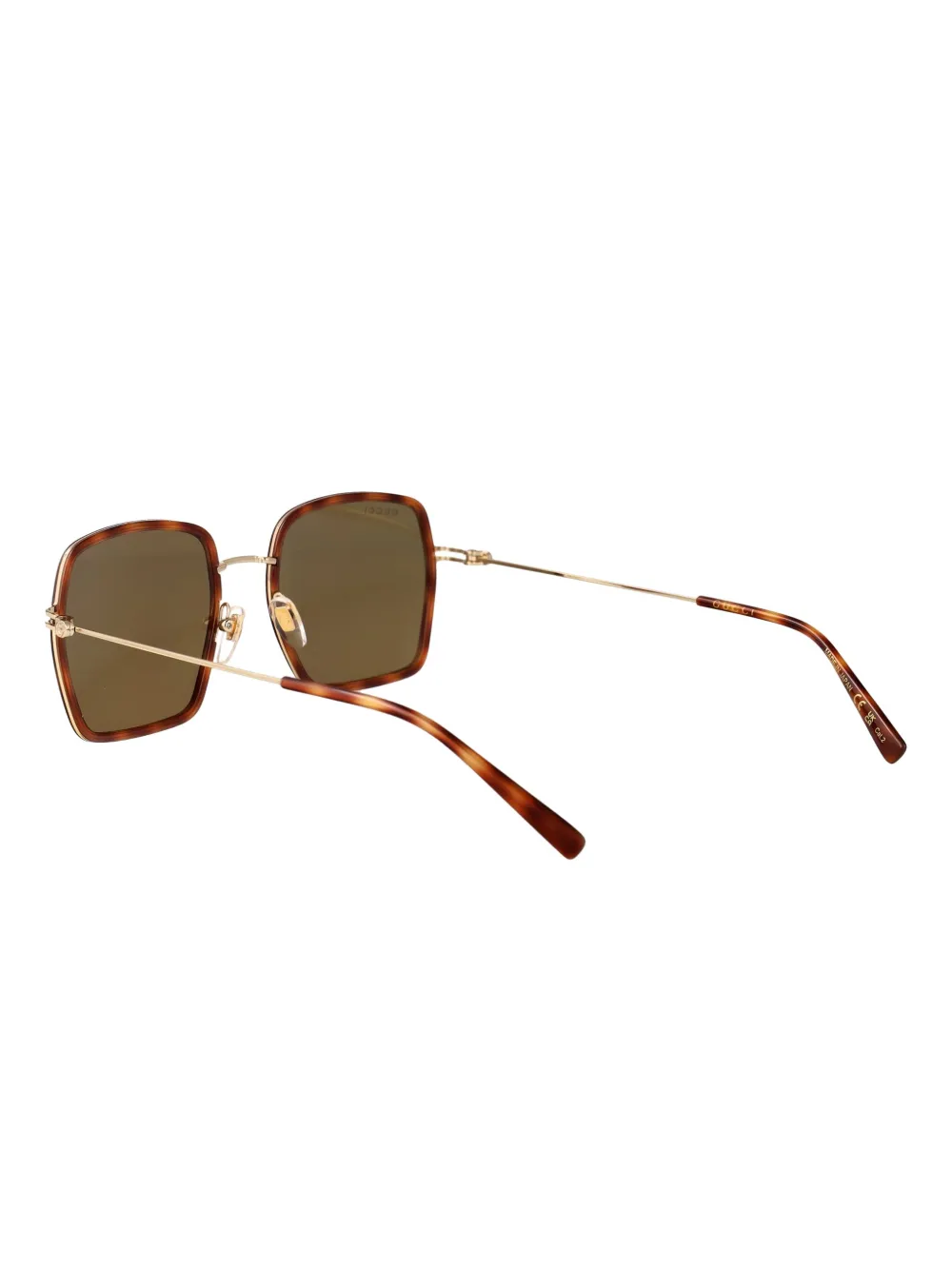 Gucci Eyewear Zonnebril met GG-logo Bruin