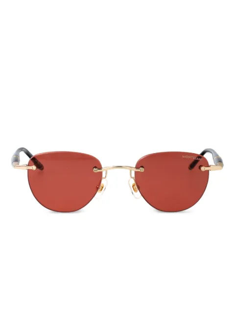 Montblanc round-frame sunglasses