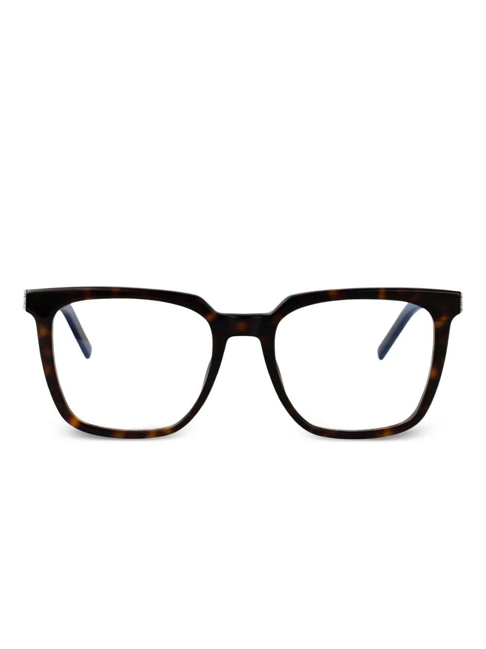 Saint Laurent Eyewear square-frame glasses | Brown | Image 1