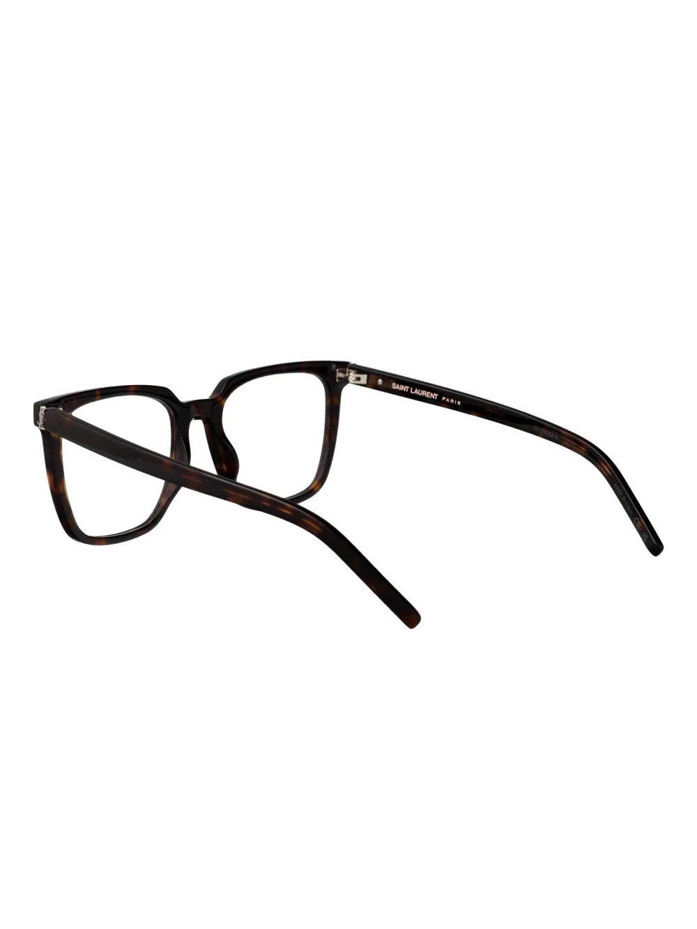 Saint Laurent Eyewear Bril met vierkant montuur Bruin