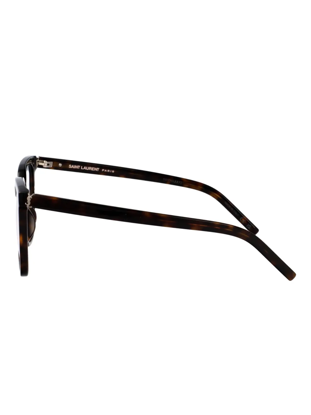 Saint Laurent Eyewear Bril met vierkant montuur Bruin
