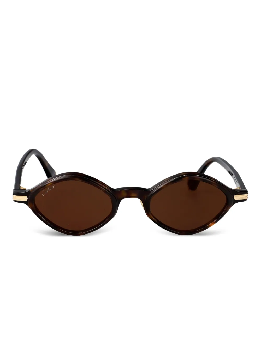 Cartier Eyewear Première de Cartier zonnebril Bruin