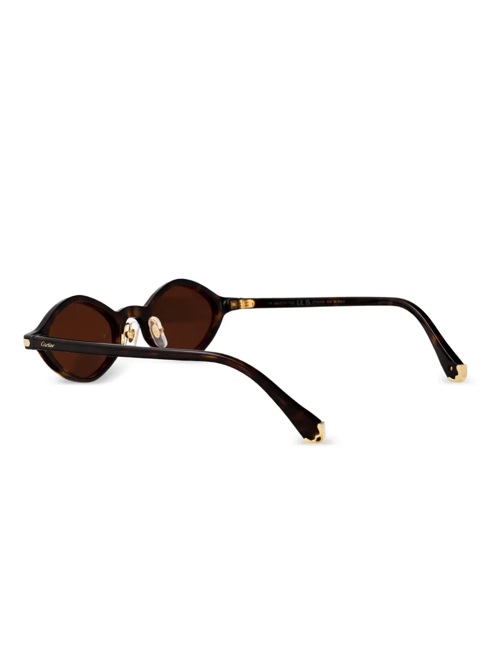 Cartier Eyewear Première de Cartier zonnebril Bruin