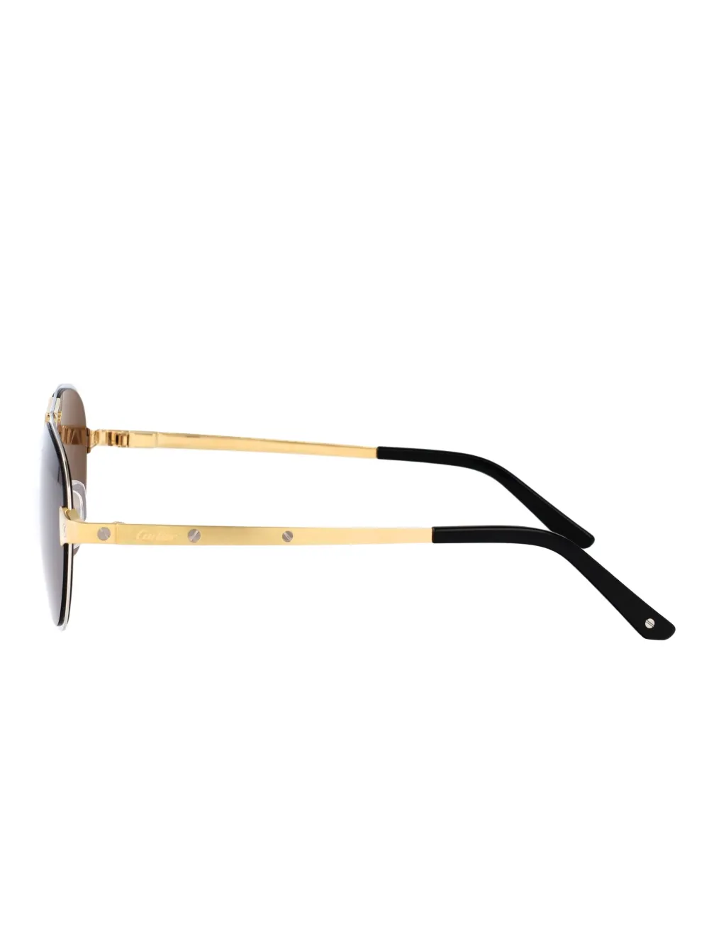 Cartier Eyewear Santos De Cartier zonnebril Goud