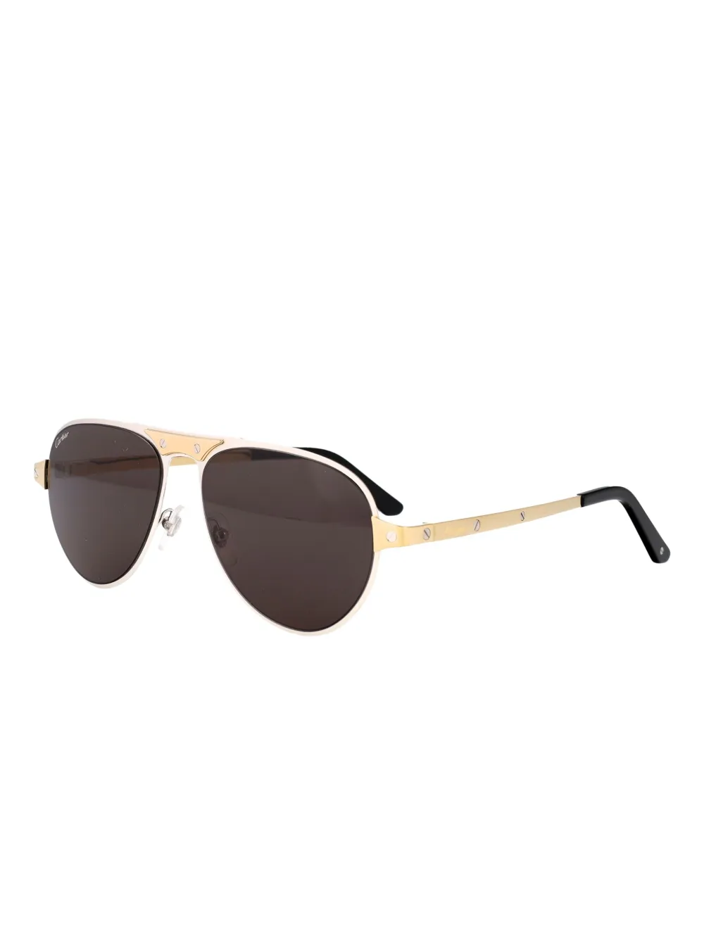 Cartier Eyewear Santos De Cartier zonnebril Goud