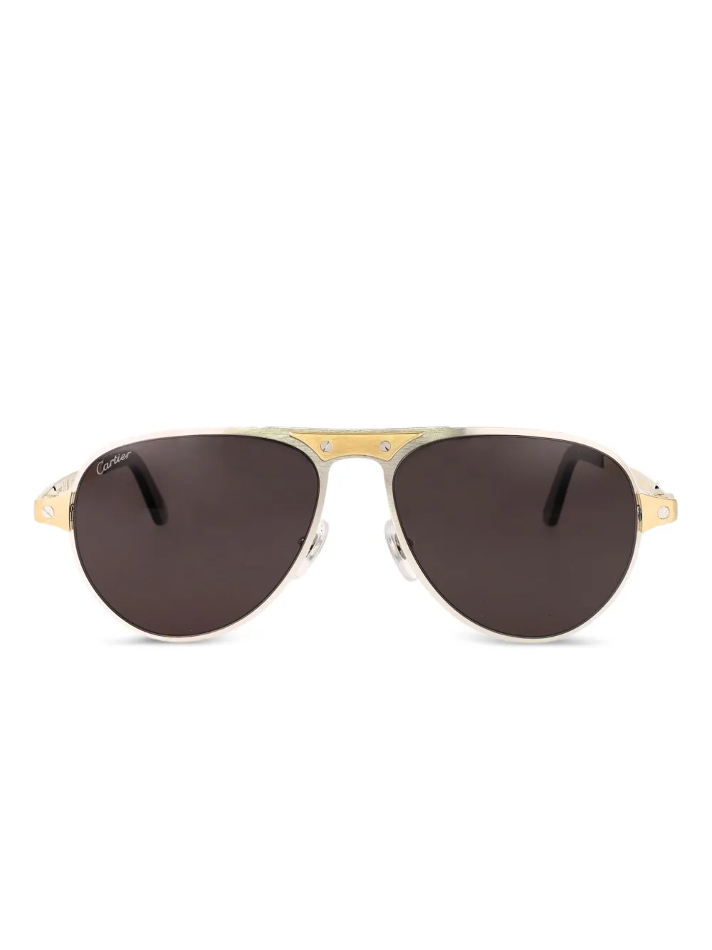 Cartier Eyewear Santos De Cartier zonnebril Goud