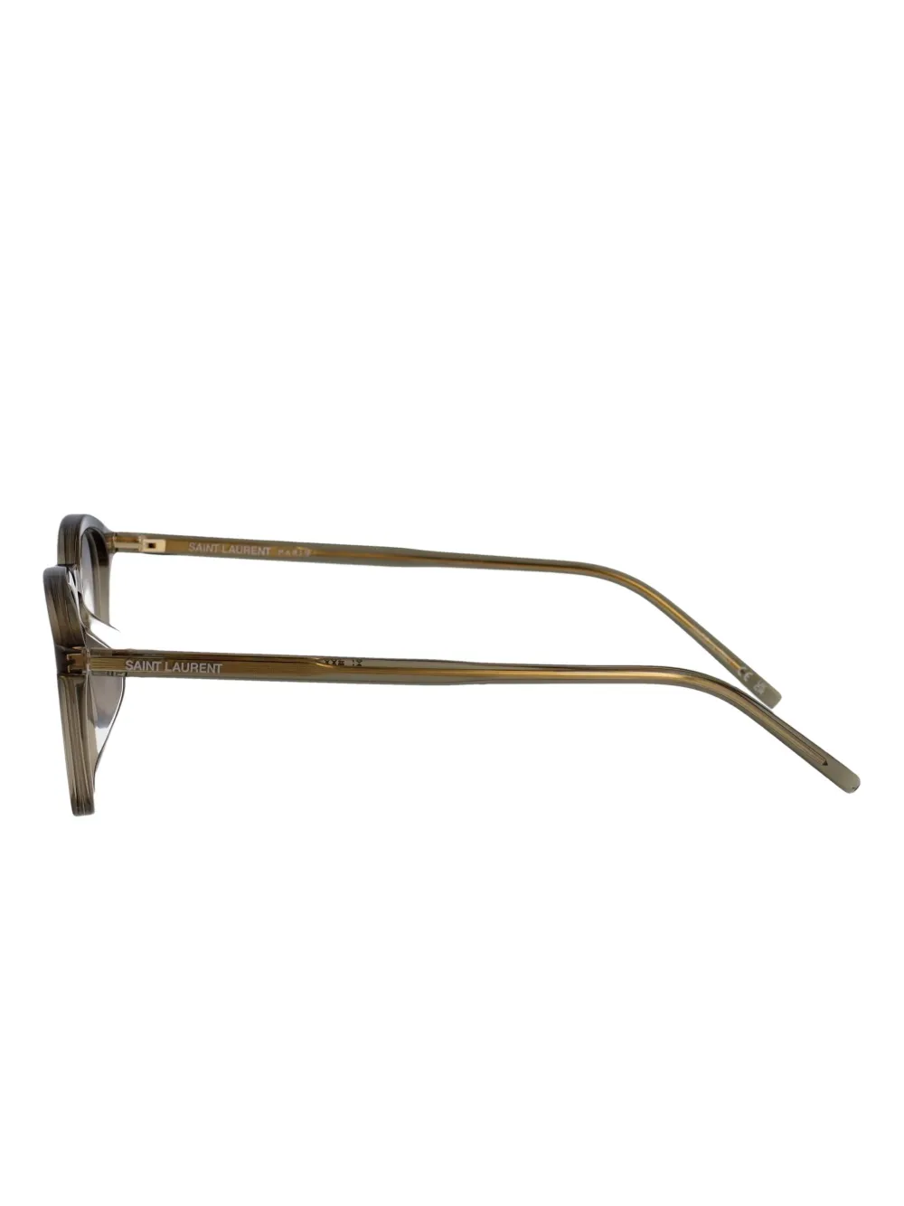 Saint Laurent Eyewear Bril met rechthoekig montuur Bruin