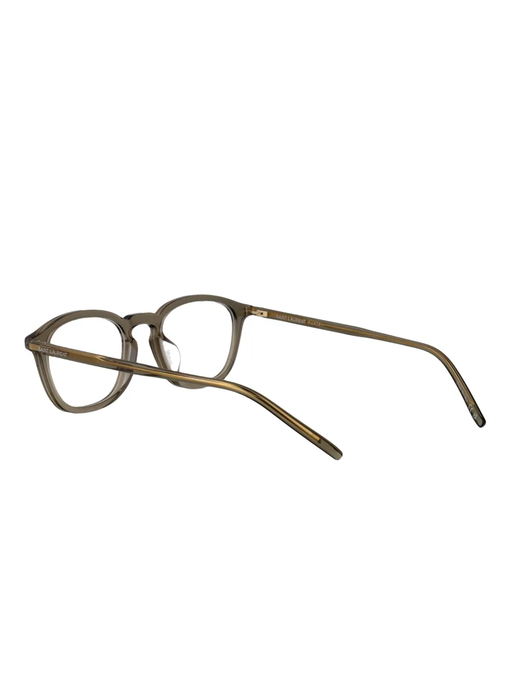 Saint Laurent Eyewear Bril met rechthoekig montuur Bruin