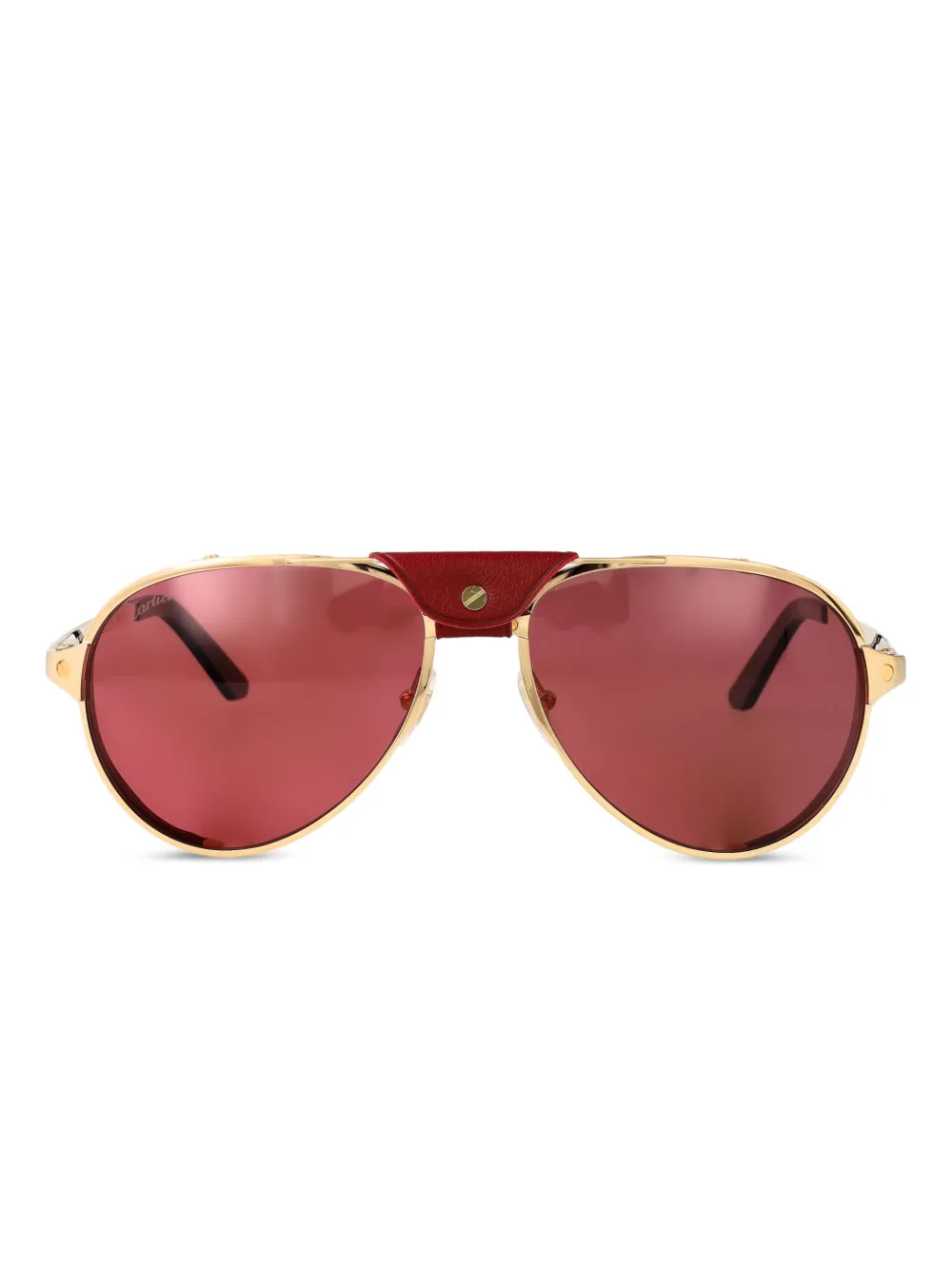 Cartier Eyewear lentes de sol con armazón navigator | dorado | Image 1