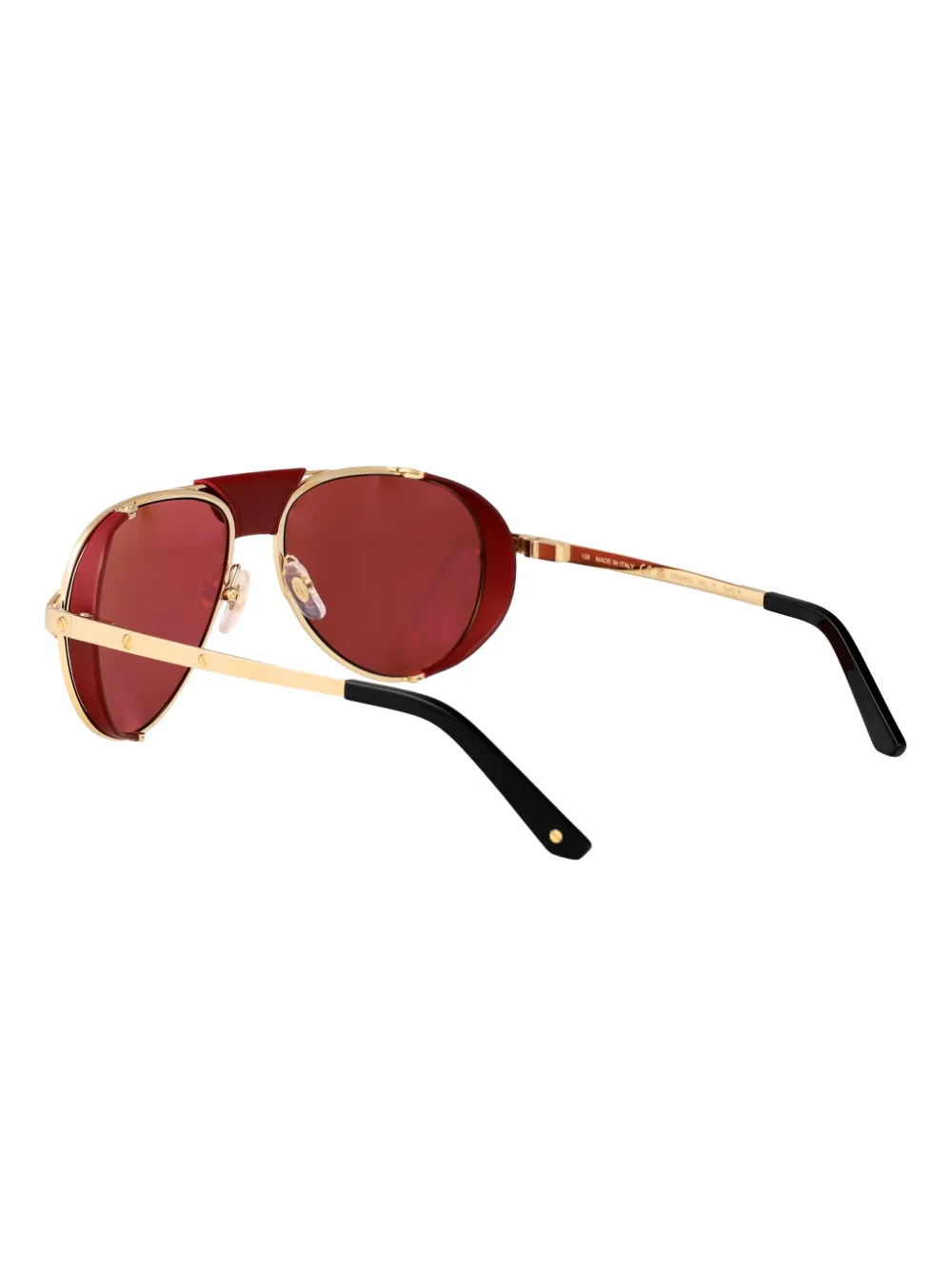 Cartier Eyewear Zonnebril met piloten montuur Goud