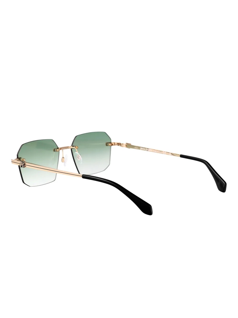Palm Angels Eyewear Zonnebril met kleurverloop Goud