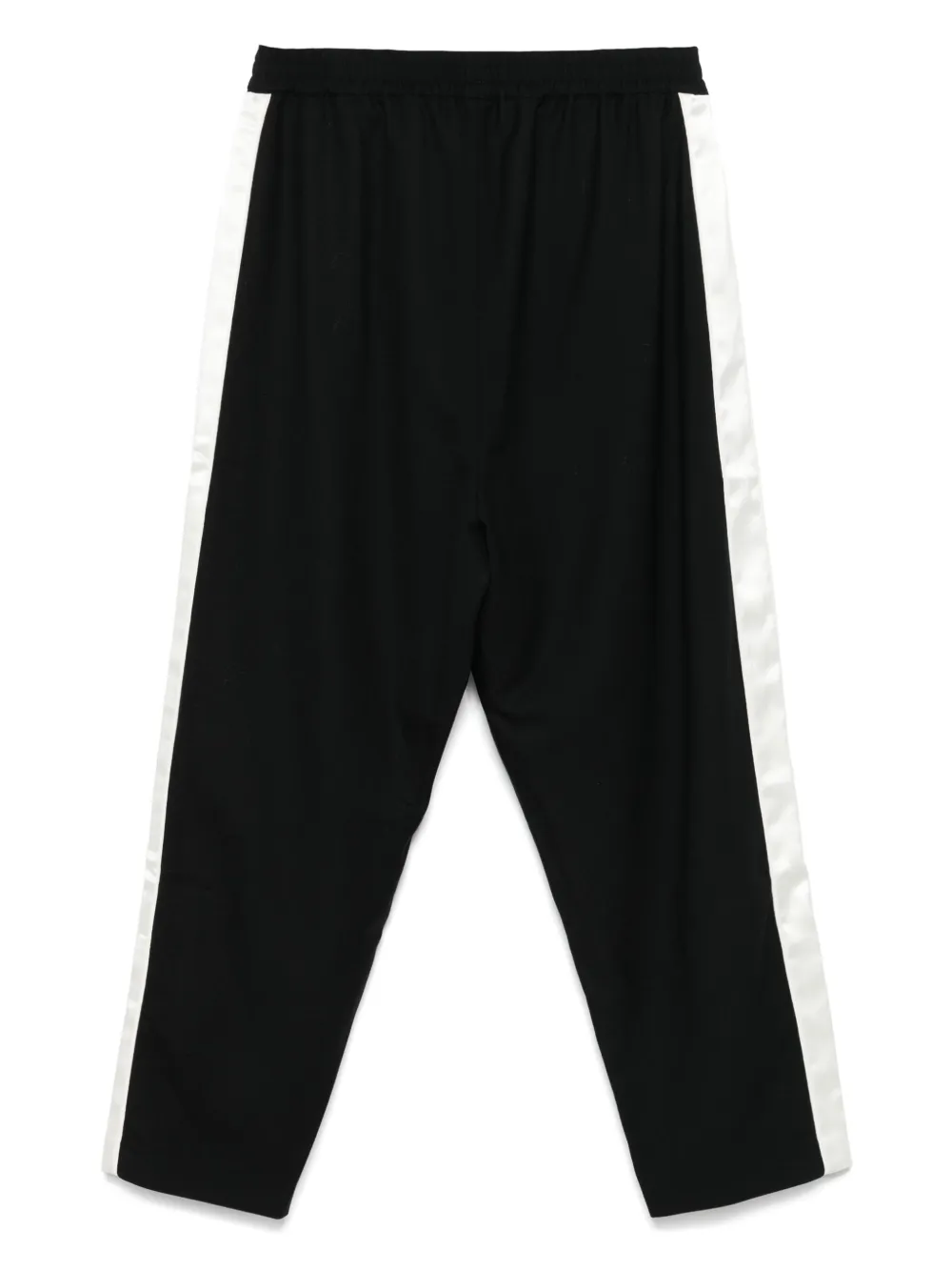 MORDECAI side-stripe trousers - Zwart
