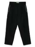 MORDECAI side-stripe trousers - Black
