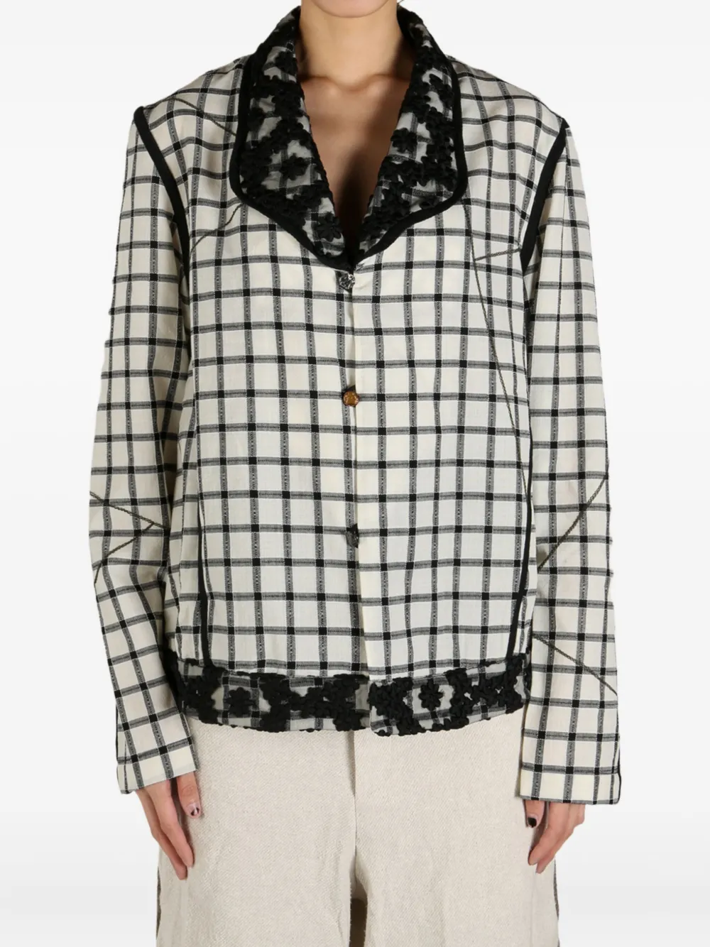 COMMUNS check-patterned jacket | Blazers | Image 2