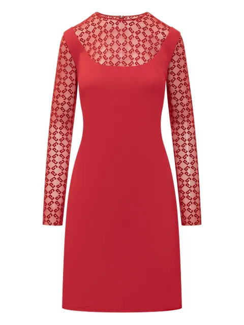 Givenchy monogram-pattern midi dress