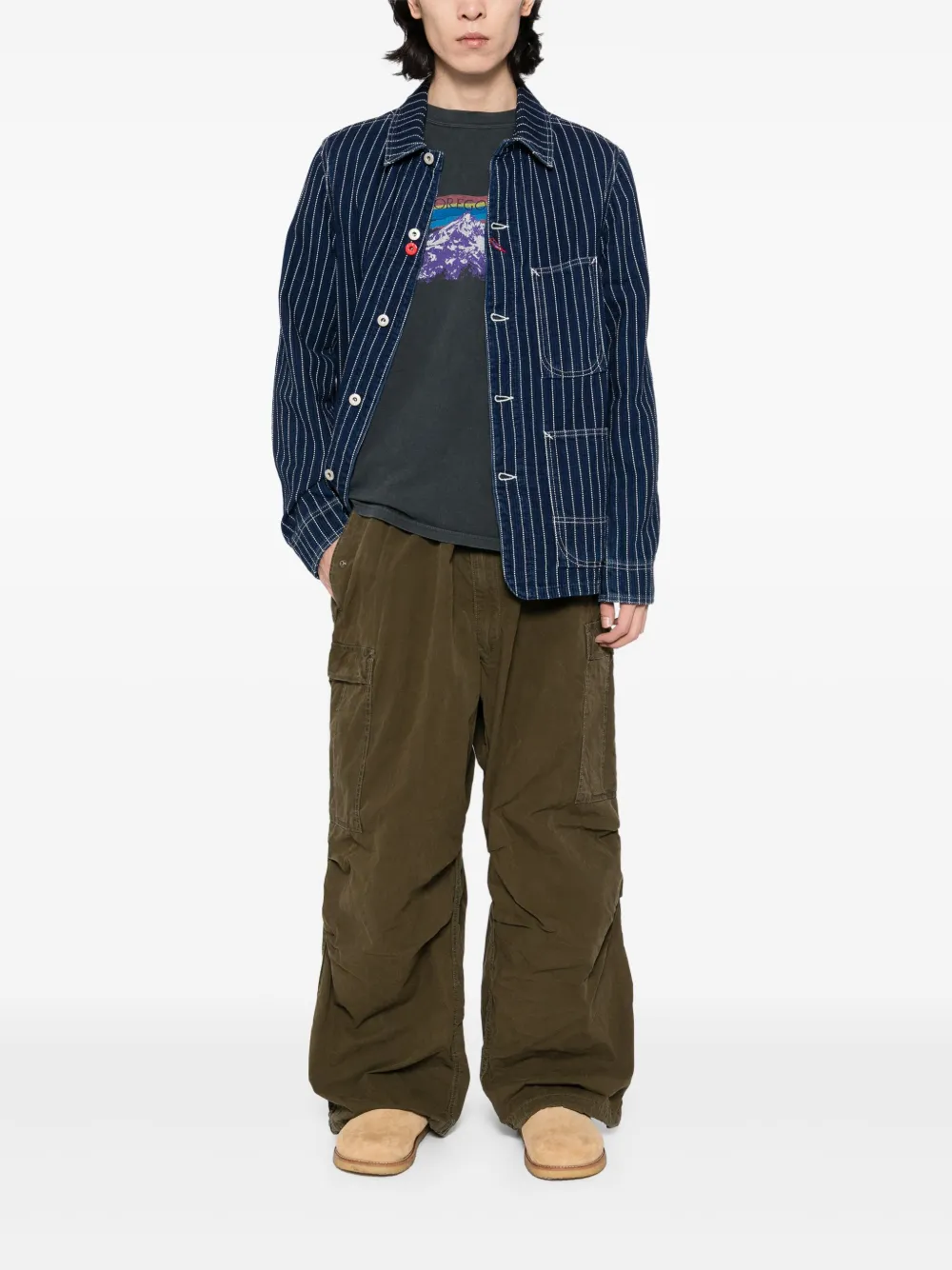 Remi Relief cotton trousers | Loose Fit Pants | Image 2