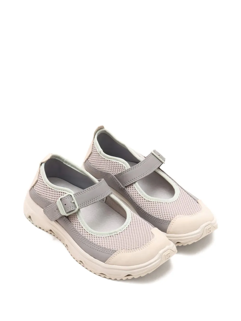 Salomon buckle-strap mesh trainers Grey