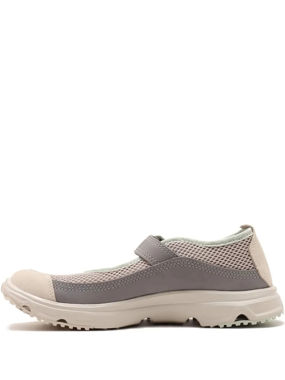 Salomon buckle-strap mesh trainers Grey