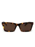 Miu Miu Eyewear square tortoiseshell sunglasses - Brown
