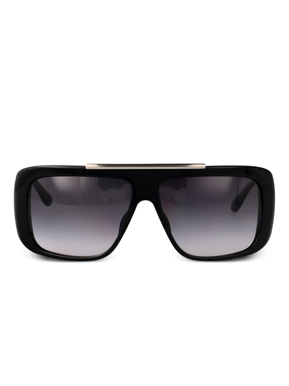 Alexander McQueen Eyewear oversized square-frame sunglasses | Black | Image 1