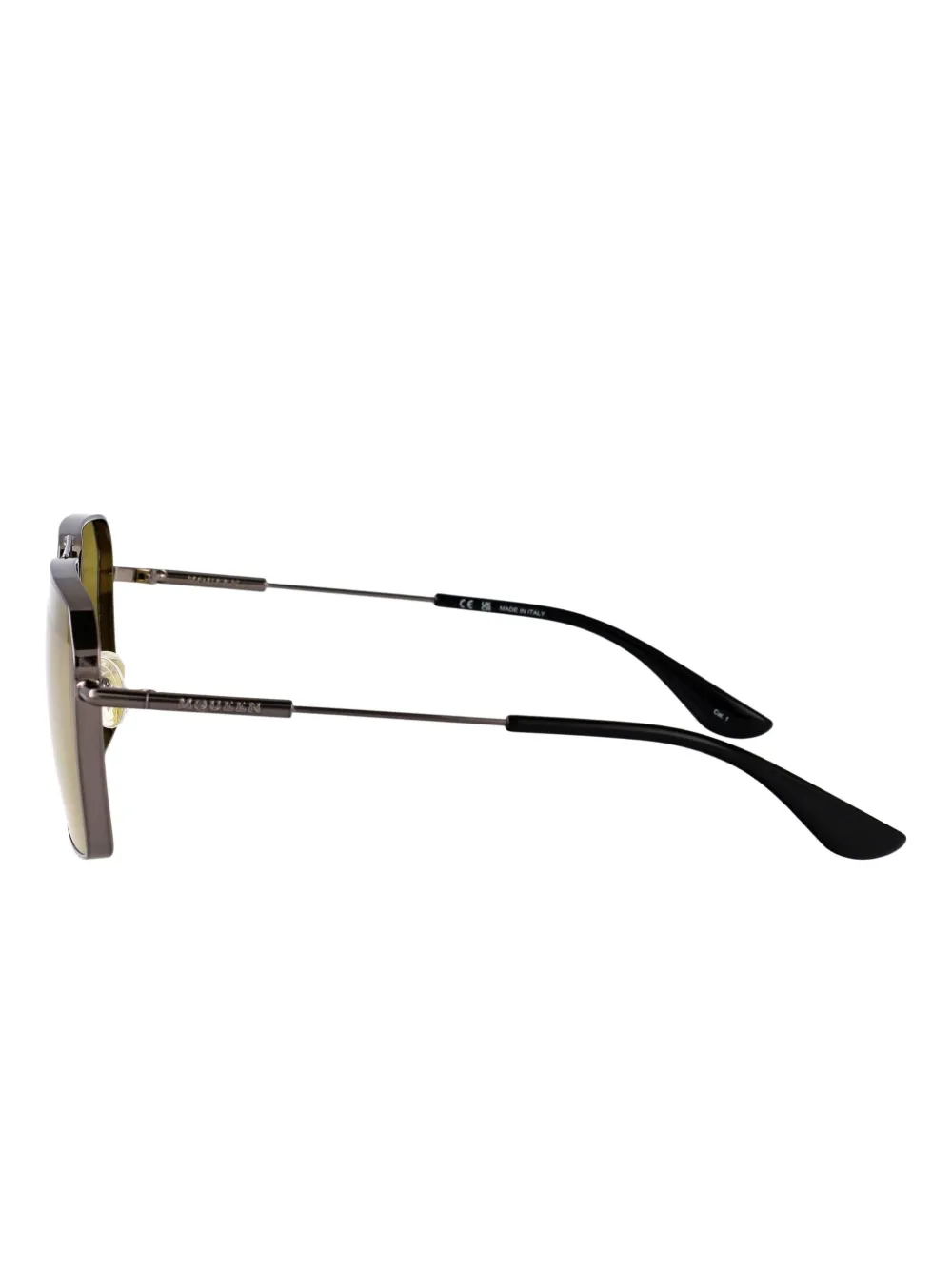 Alexander McQueen Eyewear Zonnebril met piloten montuur Grijs