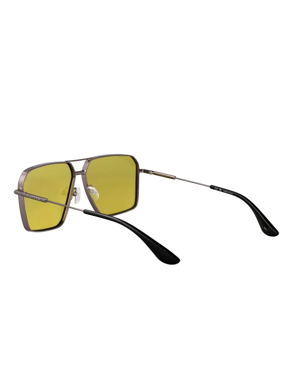 Alexander McQueen Eyewear Zonnebril met piloten montuur Grijs