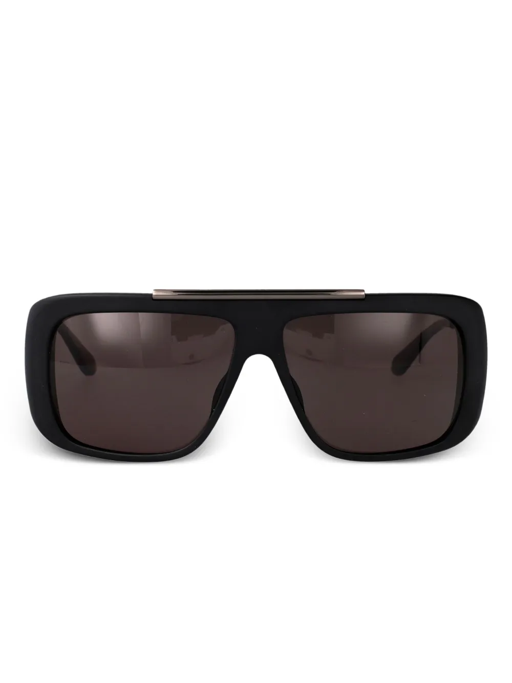 Alexander McQueen Eyewear matte oversized square sunglasses | Grey | Image 1