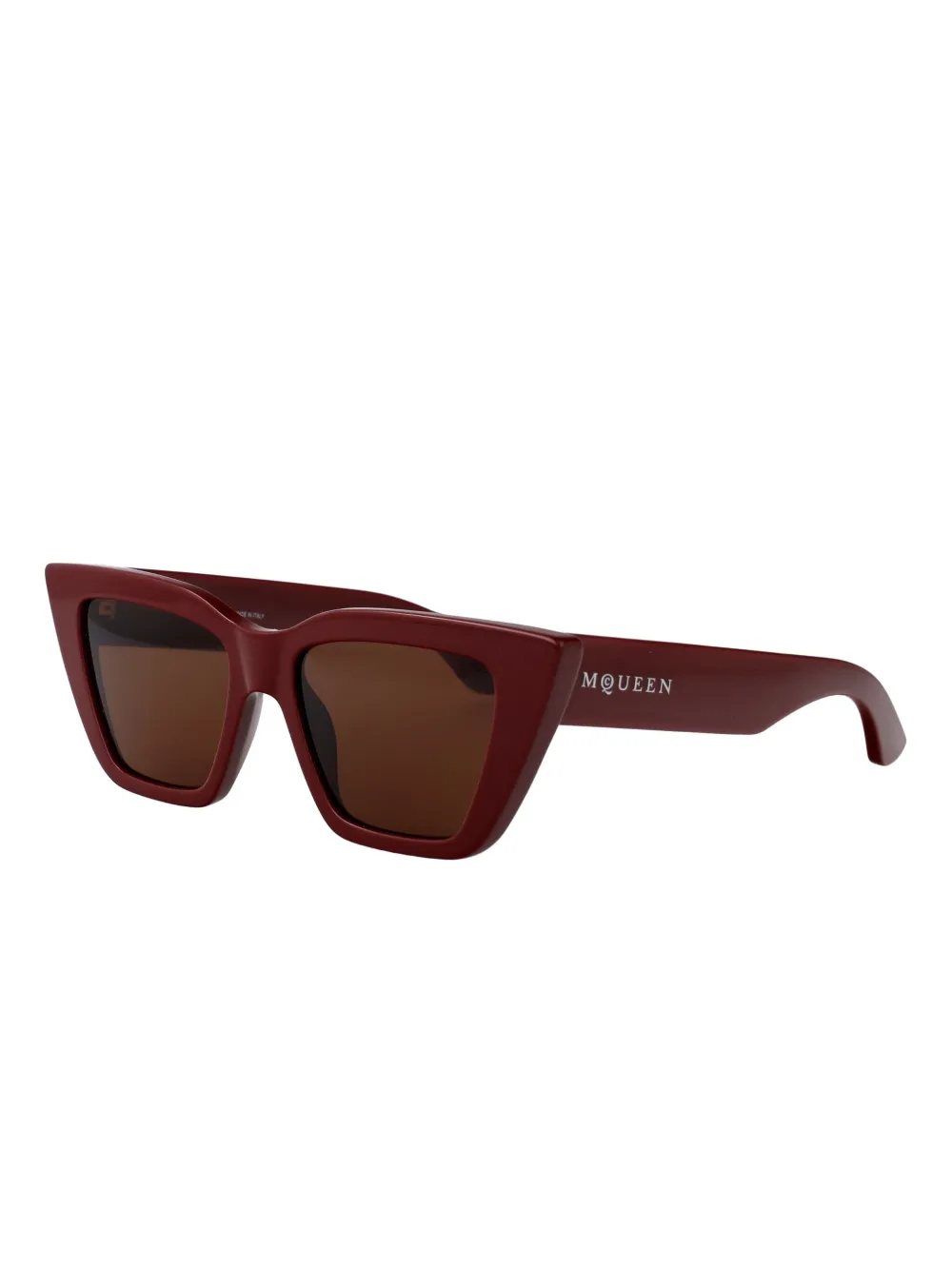 Alexander McQueen Eyewear Zonnebril met cat-eye montuur - Rood
