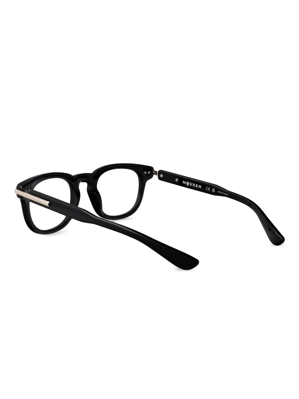 Alexander McQueen Eyewear Bril met vierkant montuur Zwart