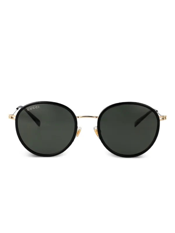Gucci Eyewear Interlocking G Sunglasses | Gold | FARFETCH OM