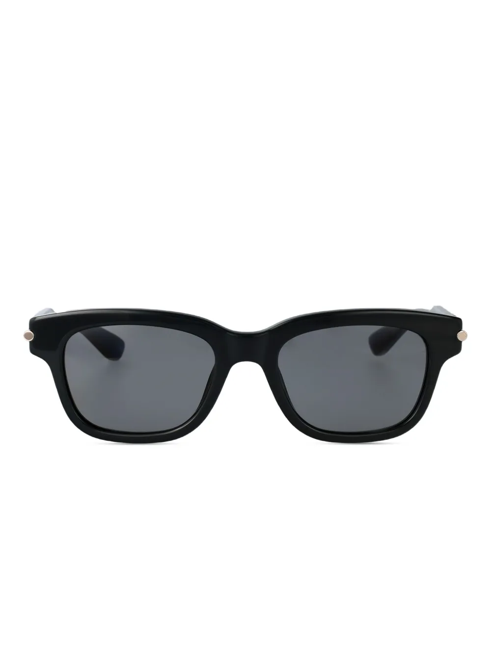 Alexander McQueen Eyewear Zonnebril met vierkant montuur Zwart