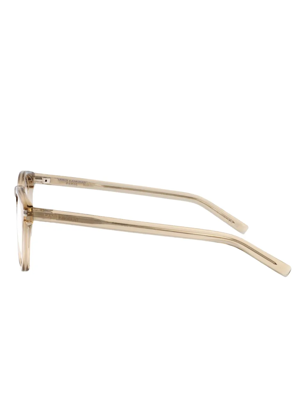  Saint Laurent Eyewear Square-frame Glasses - Neutrals 
