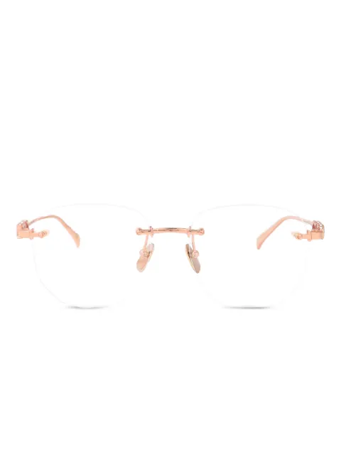 Gucci Eyewear lentes con armazón geométrica