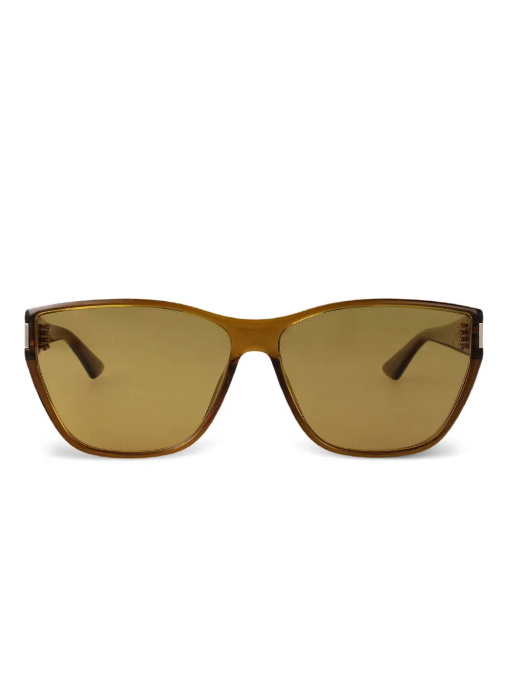 Saint Laurent Eyewear SL758 zonnebril met vierkant montuur Bruin