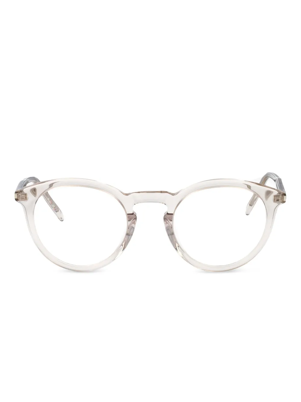 Saint Laurent Eyewear round-frame glasses | Neutrals | Image 1