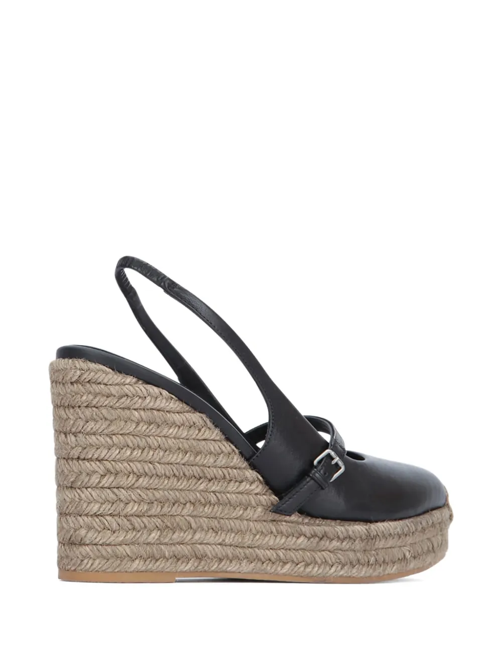 Brunello Cucinelli wedge sandals Black