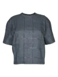 Brunello Cucinelli crew-neck blouse - Grey