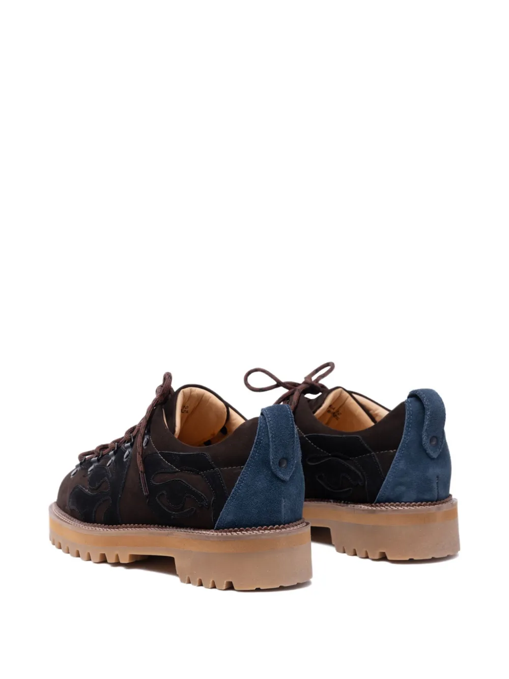 KidSuper Patchwork Eye hiking shoes Brown