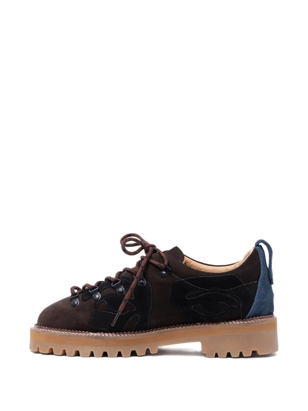 KidSuper Patchwork Eye hiking shoes Brown