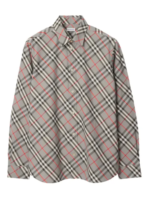 Burberry checked cotton shirt