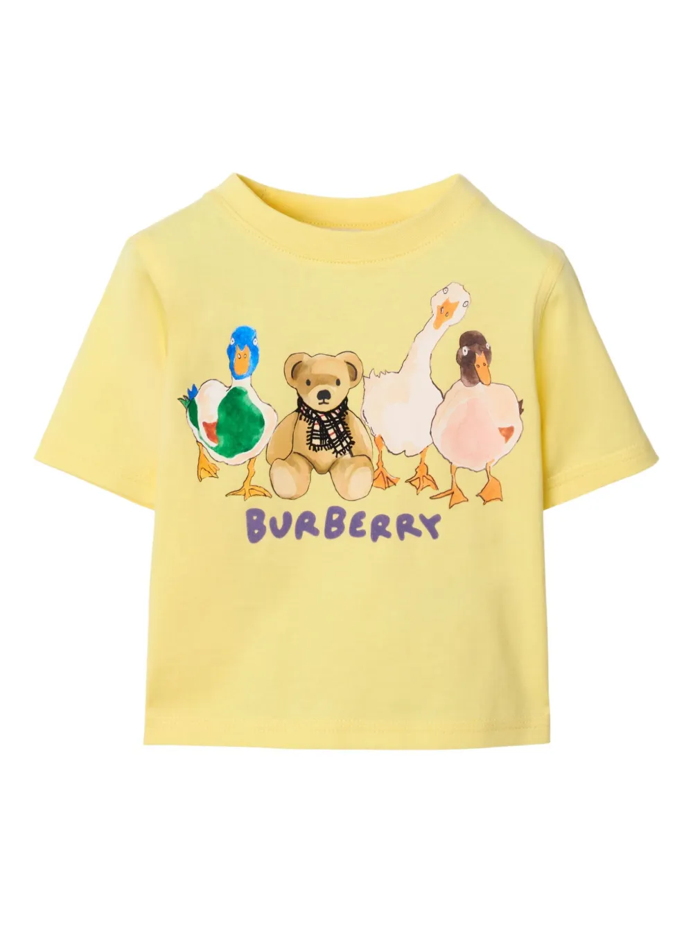 Burberry Babies' Thomas Bear And Friends Cotton T-shirt
