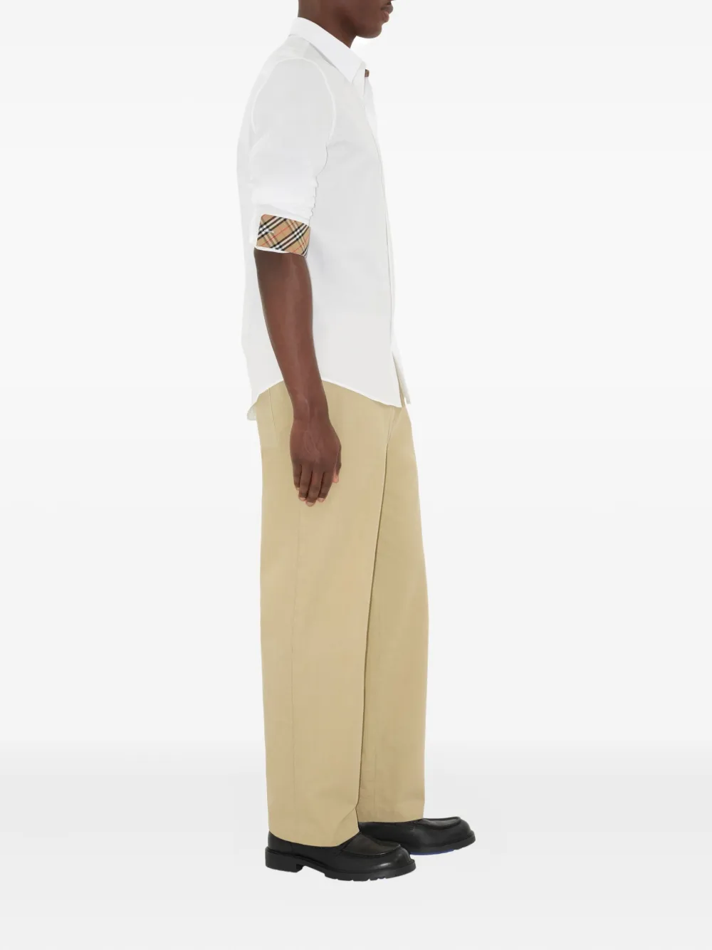 Burberry cotton poplin shirt - Wit