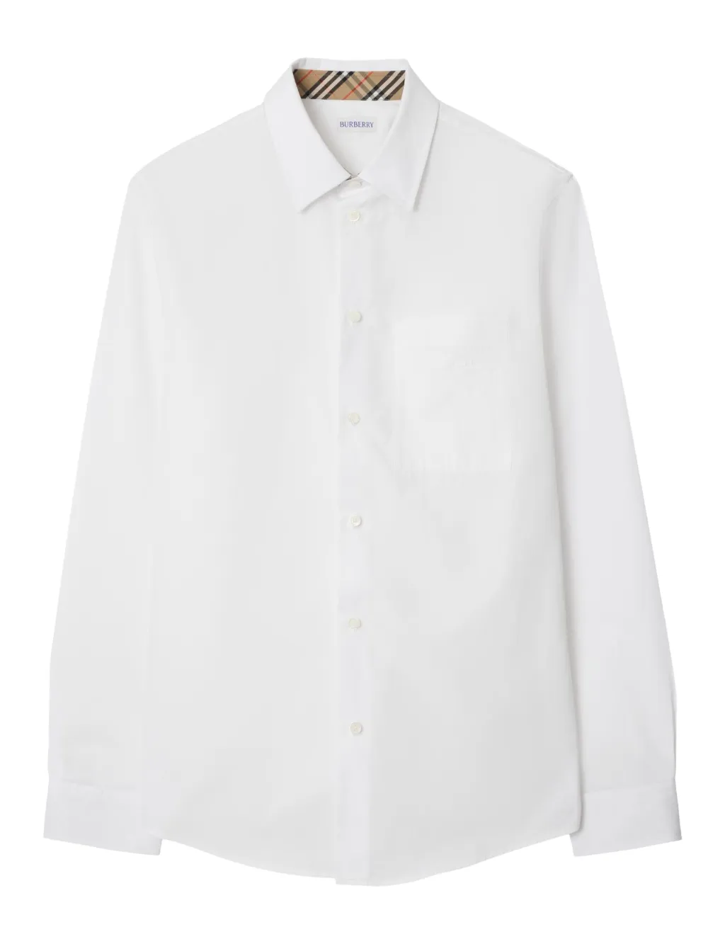 Burberry Katoenen overhemd Wit