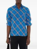 Burberry checked cotton shirt - Blue