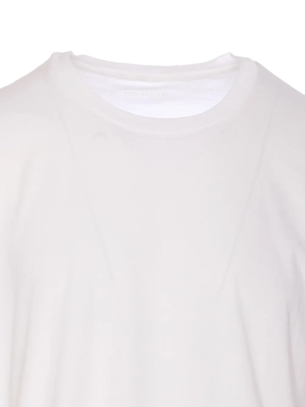 Zadig&Voltaire Katoenen T-shirt met ronde hals Wit
