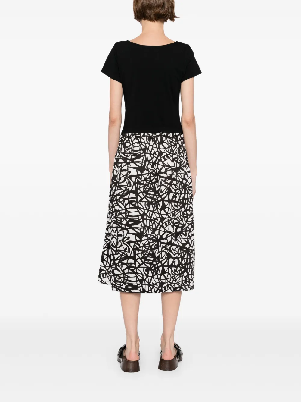 Agnès B. Checked Dress