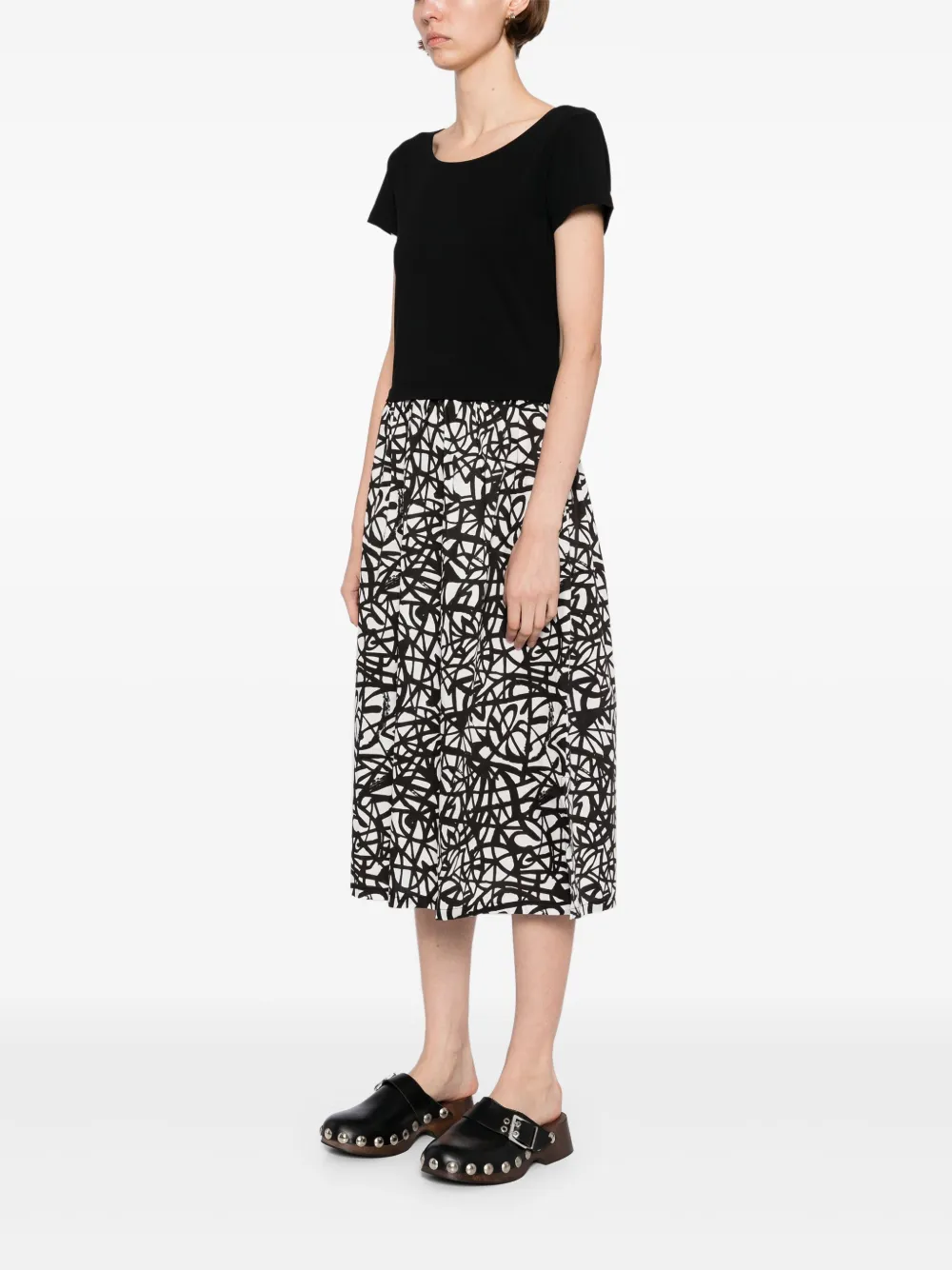 Agnès B. Checked Dress