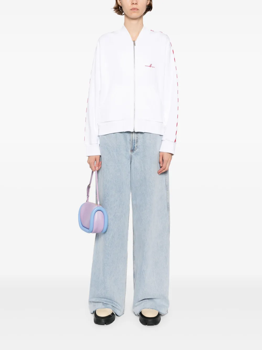 agnès b.  logo-embroidered cardigan | T-Shirts & Jersey Shirts | Image 2