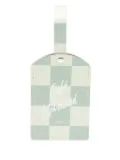 CAFÉ KITSUNÉ logo luggage tag - Green